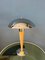 Lampada da tavolo Mushroom Mid-Century in metallo cromato di Massive, Immagine 1