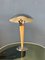 Lampada da tavolo Mushroom Mid-Century in metallo cromato di Massive, Immagine 6