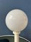 Space Age White Opaline Glass Table Lamps, Set of 2 10