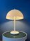 Weiße Mid-Century Mushroom Tischlampe von Dijkstra 3