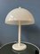 Mid-Century White Mushroom Table Lamp from Dijkstra 1