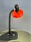 Space Age Rote Tischlampe mit flexiblem Arm 4