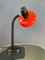 Space Age Rote Tischlampe mit flexiblem Arm 6