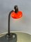 Lámpara de mesa de brazo flexible rojo era espacial, Imagen 3