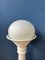 Lámpara de pie era espacial Mid-Century de cerámica blanca de Doria Leuchten, Imagen 9