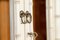 French Painted Faux Bamboo Beech Glazed Breakfront Bookcase, Image 13