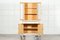 French Painted Faux Bamboo Beech Glazed Breakfront Bookcase, Image 2