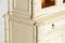 French Painted Faux Bamboo Beech Glazed Breakfront Bookcase 16