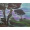 Ernst Fuchs, Landschaft im Gewitter, 1982, Öl auf Leinwand 2