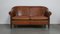 2-Sitzer Sofa aus Schafsleder Club Modell 2