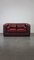 Red Cowhide 2-Seat Chesterfield Sofa 2