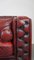 Red Cowhide 2-Seat Chesterfield Sofa 11
