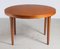 Ausziehbarer Midcentury Esstisch aus Teak, 1970er 1