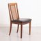 Midcentury Afromosia Chairs with Rattan Backs from G-Plan, 1960s, Set of 4, Image 3