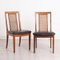 Midcentury Afromosia Chairs with Rattan Backs from G-Plan, 1960s, Set of 4 2