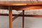Mesa de comedor extensible danesa Mid-Century redonda de teca, 1960, Imagen 10