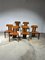 Sapporo Chairs by Mario Marenco for Mobilgirgi, 1960s, Set of 6 4