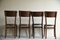 Simulated Crocodile Skin and Bentwood Kitchen Chairs, Set of 4 3