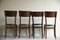 Simulated Crocodile Skin and Bentwood Kitchen Chairs, Set of 4, Image 3