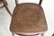 Simulated Crocodile Skin and Bentwood Kitchen Chairs, Set of 4 8