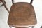 Simulated Crocodile Skin and Bentwood Kitchen Chairs, Set of 4, Image 8