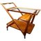 Chariot de Bar Mid-Century par Cesare Lacca pour Cassina, Italie, 1950 1