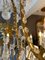 Large Antique French Rock Crystal and Gilt Bronze Chandelier, Image 14