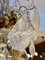 Lámpara de araña francesa antigua grande de cristal de roca y bronce dorado, Imagen 4