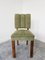 Vintage Art Deco Dining Chairs in Walnut, 1930s, Set of 4 3