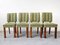 Vintage Art Deco Dining Chairs in Walnut, 1930s, Set of 4 6