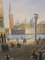 Piazza San Marco in Venice, 1960s, Oil on Canvas, Framed 11