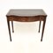 Table Console Antique en Cuir, 1950 1