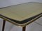 Vintage Coffee Table with Gold Trim, 1950s, Image 3