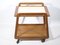 Teak Bar Cart with Removable Top by Silka Möbler, 1960s 1