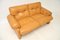 Vintage Italian Leather Coronado Sofa and Stool by C&B Italia, 1970, Set of 2 7