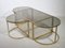 Space Age Modular Smoked Glass Tables, 1970s, Set of 4 1