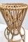 Vintage Round Bamboo Stools by Tito Agnoli for Bonacina, 1960s, Set of 2, Image 8