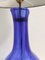 Blauer italienischer Vintage Murano Glas Tisch, 1960er 8