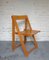 Wooden Folding Chair by Aldo Jacober, 1960s, 1