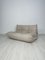 Cream Beige Corduroy 2-Seat Togo Sofa by Michel Ducaroy for Ligne Roset, 1983, Image 1