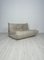 Cream Beige Corduroy 2-Seat Togo Sofa by Michel Ducaroy for Ligne Roset, 1983 13