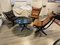Set of Falcon Armchairs by Sigurd Resell for Vatne Møbler, 1970s 12
