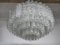 Kronleuchter mit Murano Eisglasröhren von Doria, 1960er 16
