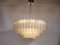 Chandelier with Murano Ice Glass Tubes from Doria, 1960s, Image 19