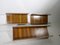 Vintage Wall Units in Walnut, 1960s, Set of 3 1
