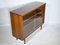 Glass Display Commode in Walnut, 1960s 4