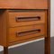 Mid-Century Teak Desk with Hidden Vanity, 1960s 16