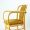 Czechoslovakian Type 830 Armchair with Gold Velvet by Josef Hoffmann for Ton, 1960s 6