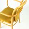 Czechoslovakian Type 830 Armchair with Gold Velvet by Josef Hoffmann for Ton, 1960s 3