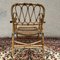 Rattan Folding Armchairs, 1960, Set of 4 15